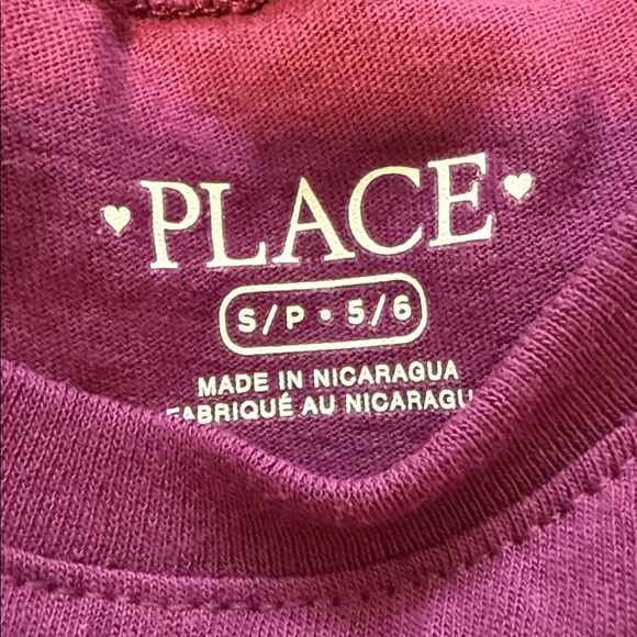 The Children's Place Kids Tees - Pink, Purple, Gray. Size S/P 5/6 - Picture 5 of 5